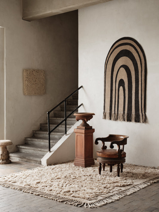 No.13 Rug – Handcrafted Wool Rug with Artistic Details