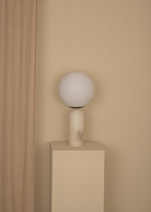 Atlas Table Lamp - Alabaster