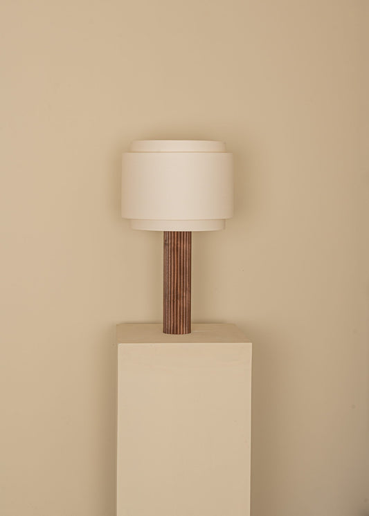 Fluta Duoble Table Lamp - Wood