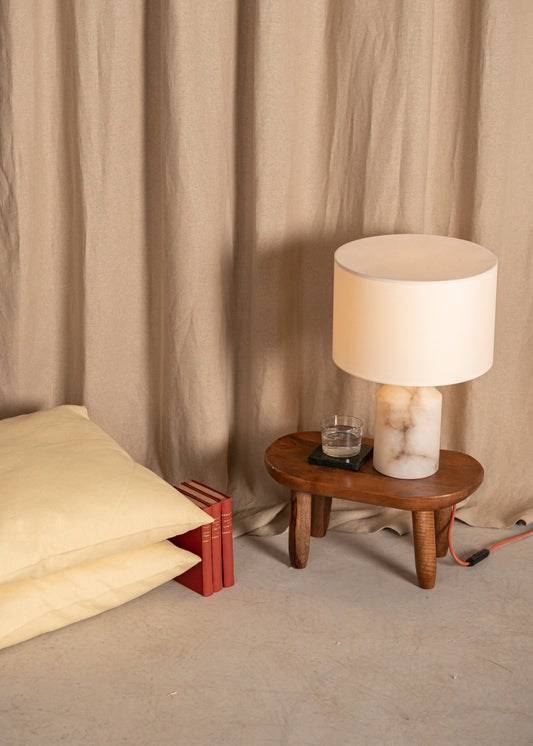 Josef Table Lamp - White Alabaster