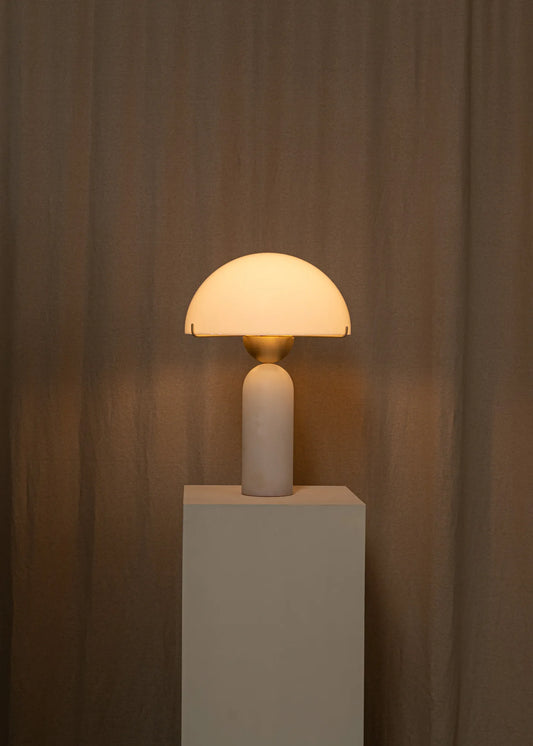 Peono Table Lamp - Alabaster