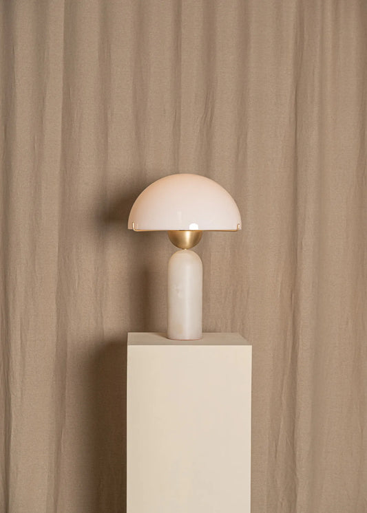 Peono Table Lamp - Alabaster