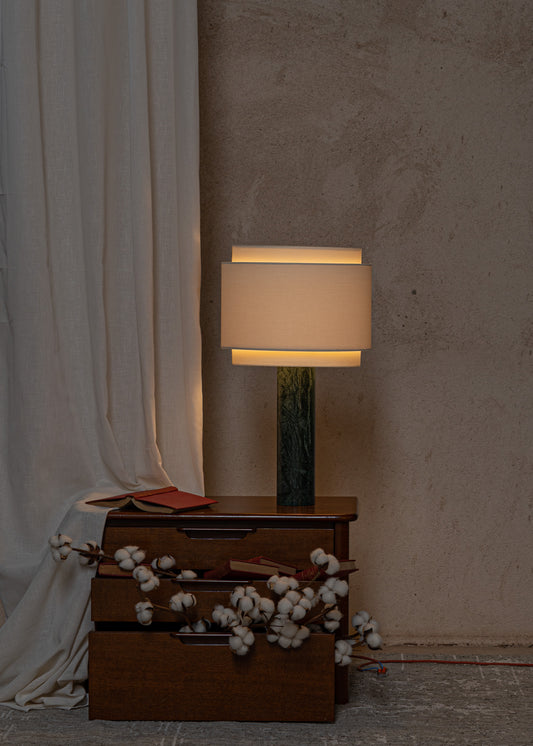 Pipo Double Table Lamp – Marble