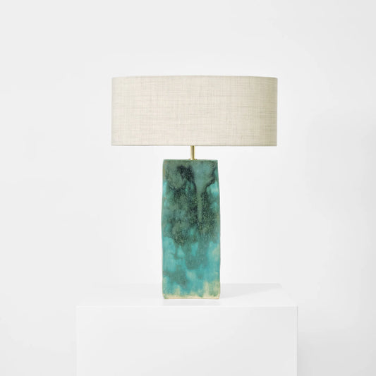 Rectangular Ceramic Lamp – Handcrafted Modern Design