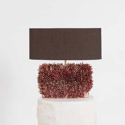 Appuntito Ceramic Lamp – Handcrafted Spiked Art Piece