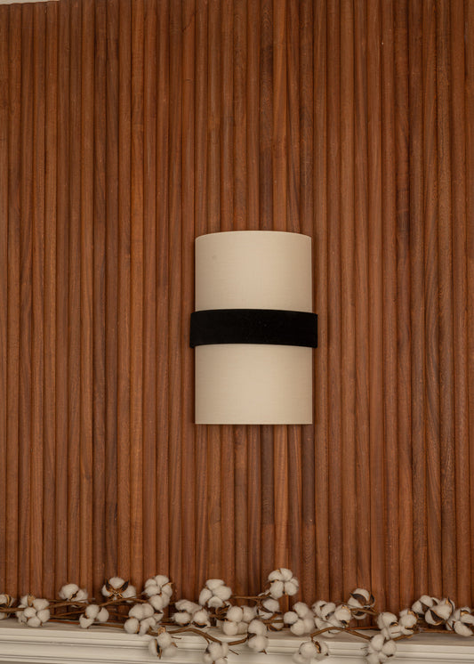 Duono Wall Lamp - Black Velvet