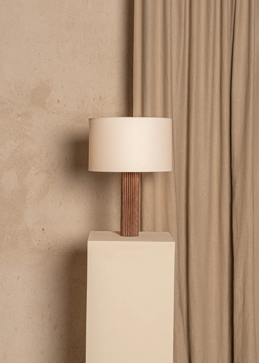 Fluta Table Lamp - Wood