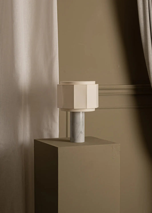 Pipito Duoble Table Lamp - Marble