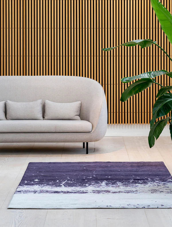 Stardust Rug – Handwoven Wool & Bamboo Blend with Natural Glow – Linora ...
